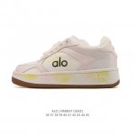 公司级 Alo Yoga Recovery Mode 舒适简约小白鞋 防滑耐磨 低帮 厚底增高运动板鞋 男女款 明星圈很火的Alo真的很贵气 质感一绝 这鞋轻便