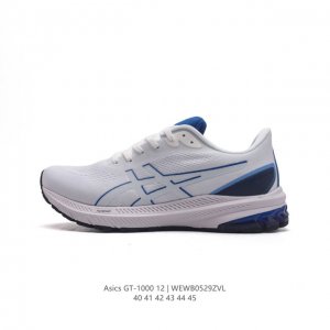 亚瑟士 Asics 男鞋gt- 0 12 运动休闲跑步鞋 时尚经典 缓震舒适 彩色 透气防滑耐磨 休闲百搭 2024夏季新款训练鞋 马拉松跑鞋黑武士款采用网眼鞋