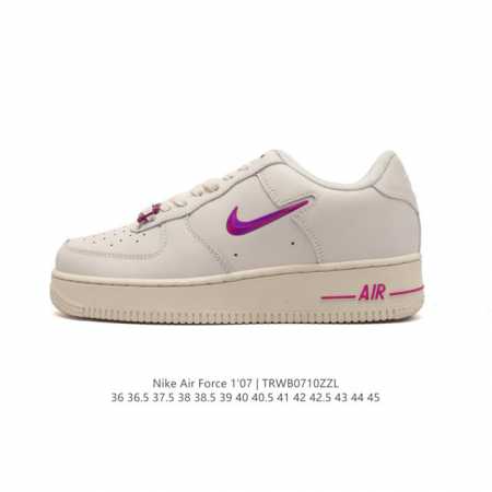 耐克nike Air Force 1 Low 空军一号 Af1 低帮百搭厚底增高休闲运动板鞋。柔软、弹性十足的缓震性能和出色的中底设计，横跨复古与现代的外型结合 - 点击图像关闭