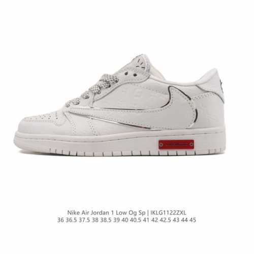 真标 耐克 Nike Air Jordan 1 Low Og Sp Military Blue Aj1乔1倒勾 2025年新款 低帮篮球鞋 Aj1 乔丹1代 A