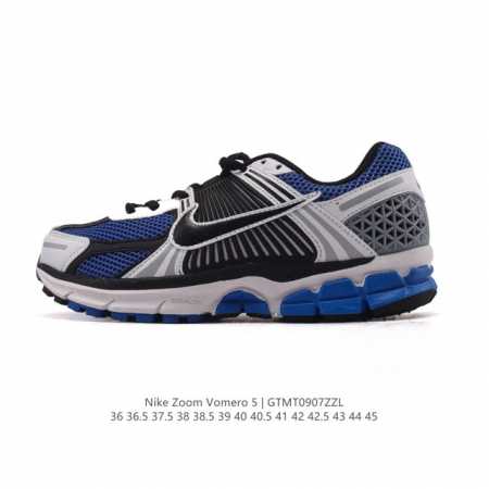 Nike 耐克夏季 Zoom Vomero 5 运动鞋休闲训练跑步鞋。Nike Zoom Vomero 5 男女子运动鞋妥帖包覆足部，提供透气支撑效果。耐穿材料 - 点击图像关闭