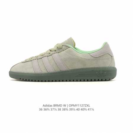 Adidas Originals Bermuda Brmd 时尚复古 耐磨轻便 低帮板鞋 阿迪达斯 Adidas 三叶草女鞋夏季Adidas Brmd运动鞋休闲 - 点击图像关闭