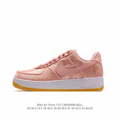 耐克 空军一号 Af1运动板鞋 陈冠希凝结集团clot X 藤原浩闪电fragment Design X Nike Air Force 1 Jt Premium