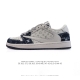 真标 耐克 Nike Air Jordan 1 Low Og Sp Military Blue Aj1乔1倒勾 2025年新款 蛇年新款 路易威登联名 低帮篮球