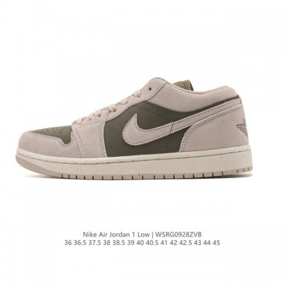 耐克 乔丹Air Jordan 1 Low Aj1 乔1 乔丹1代Aj1 低帮复古文化休闲运动篮球鞋。该鞋款从 1985 年元年款汲取设计灵感，焕新演绎简约经典