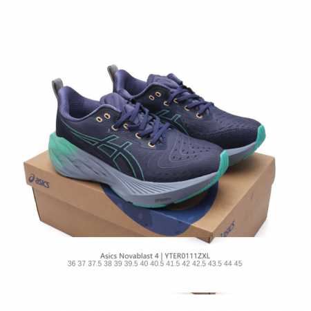 160 Asics 亚瑟士Novablast4男女士运动跑步鞋 厚底增高老爹鞋 缓震回弹透气耐磨跑鞋 一鞋一科技：Novablast 4，跑鞋中底同时实现厚软轻 - 点击图像关闭