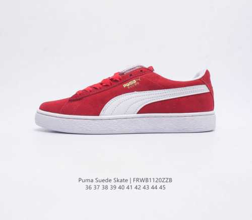 彪马puma Suede Skate 低帮复古轻便透气防滑减震休闲鞋 时尚男女士板鞋潮运动鞋 尺码: 36-45 货号 352634 编码 Frwb1 zzb