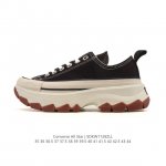 匡威Converse All Star 厚底增高帆布鞋面 低帮板鞋、小个子种草机上线 谁不买这双鞋我都会伤心的 类型：男女鞋 码数：35-44含半码 编码: S