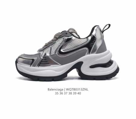 潮奢 巴黎世家 Balenciaga 女士厚底增高板鞋老爹鞋运动鞋 Balenciaga 最新爆款低帮系带休闲运动板鞋 专柜同步上架香港 美国 巴黎各大时尚博主 - 点击图像关闭