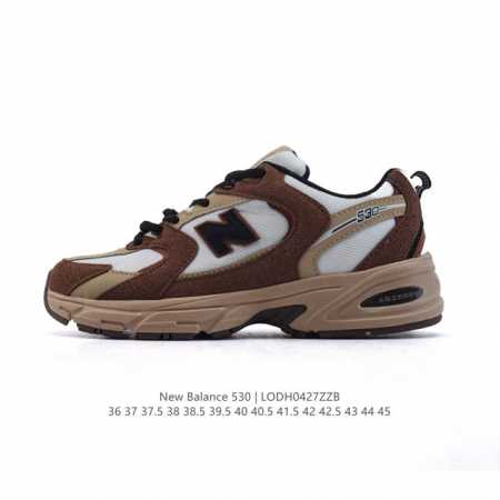 真标 新百伦 Nb530 New Balance 530 复跑古鞋 厚底增高老爹鞋 缓震运动慢跑鞋。Nb530这鞋双确实是Nb家经复典古款式之一，以全科新技诠释 - 点击图像关闭