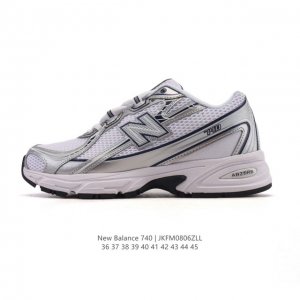 New Balance Mr740 Nb新百伦系列复古老爹风休闲运动慢跑鞋。采用轻质牛剖革拼接透气网眼衬垫织物鞋面材质 T-Beam大底提供足步弓支撑 保持步态