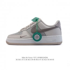 210 公司级【附赠送Logo清洁刷】Af1耐克 Nike Air Force 1 ‘07 Low 空军一号 厚底增高百搭休闲运动板鞋 原楦头原纸板 打造纯正空