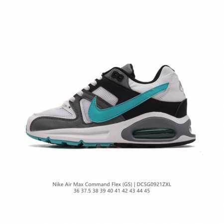耐克 Nike Air Max Command防滑缓冲减震耐磨舒适男女士跑步鞋。Nike Air Max Command 运动鞋于 1987 年掀起鞋款革命，影 - 点击图像关闭