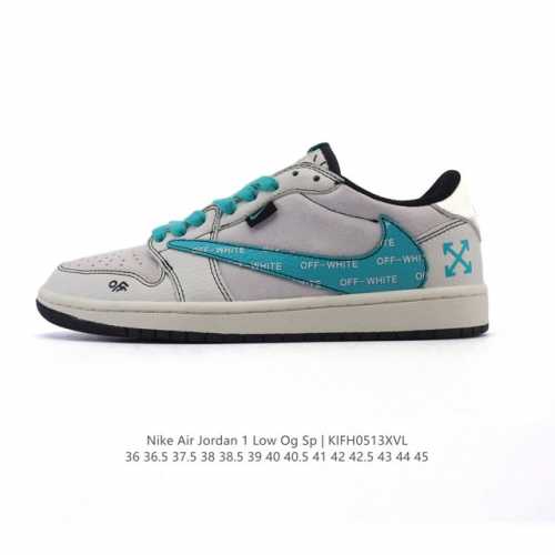 公司级 真标 耐克 Nike Air Jordan 1 Low Og Sp Military Blue Aj1乔1倒勾 2025年新款 蛇年新款 低帮篮球鞋 A