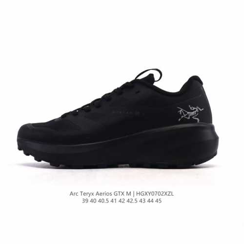 公司级 始祖鸟 Arc’Teryx Aerios Gxt登山靴 防水加强版男士系列加强版户外防水帮登山鞋徒步鞋 轻量支撑长距离越野跑鞋 轻便透气户外运动鞋 耐磨