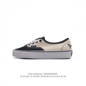 Vans 万斯 男女鞋真标硫化工艺，升级正确原装铝楦数据楦型，精准收腰起翘牛津大底万斯vans Authentic Era 44 Dx 高端系列低帮系带复古帆布