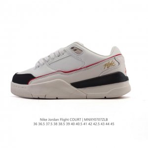 耐克 Nike 乔丹 Jordan Flight Court 时尚休闲 防滑耐磨 低帮运动鞋 复古篮球鞋 女款 Jordan 新鞋型 又来了！新配色曝光！滑板与