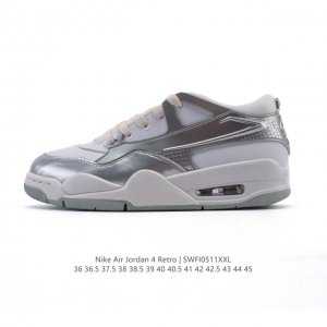 公司级 耐克 Nike Air Jordan 4 Retro Og迈克尔 乔丹Aj4代乔4 低帮复古休闲运动文化篮球鞋。秉承轻量化的速度型篮球鞋设计思想完成设计