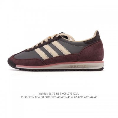 公司级 阿迪达斯Adidas Sl 72 Shoes 经典复古薄底运动鞋 T头鞋 三叶草复古休闲跑步鞋休闲运动鞋 这款经典运动鞋携复古型格，来访你的活力日常 采