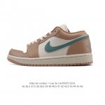 真标 耐克 乔丹Air Jordan 1 Low Aj1 乔1 乔丹1代Aj1 低帮复古文化休闲运动篮球鞋。从1985 年面世的元年款汲取设计灵感，采用简洁大方