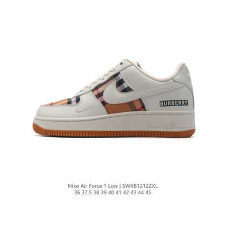 头层皮 耐克 Nike Air Force 1 '07 Low 空军一号含气垫 小白鞋 低帮百搭厚底增高休闲运动板鞋。柔软、弹性十足的缓震性能和出色的中底设计， - 点击图像关闭