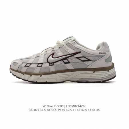 真标 耐克 Nike 男女子休闲运动鞋P-6000Premium 轻便舒适透气防滑缓震耐磨跑步鞋。P-6000 是一款植根于 2000 年代风格的混合款式，让人 - 点击图像关闭