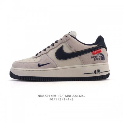 耐克 Nike Air Force 1 '07 Low 2025新年新款 空军一号含气垫 小白鞋 低帮百搭厚底增高休闲运动板鞋。柔软、弹性十足的缓震性能和出色的