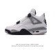 公司级 耐克 Nike Air Jordan 4 Retro Og迈克尔 乔丹aj4代乔4 中帮复古休闲运动文化篮球鞋。秉承轻量化的速度型篮球鞋设计思想完成设计