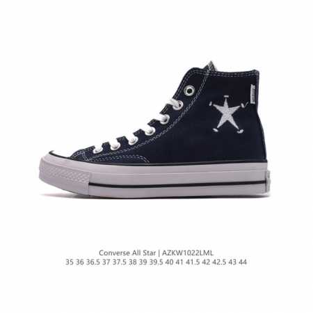 Converse All Star 高帮男女鞋厚底增高 一星匡威全明星复古 休闲运动硫化百搭板鞋 经典帆布鞋学院风学生鞋 这个系列是匡威最古老的系列了。是匡威品 - 点击图像关闭