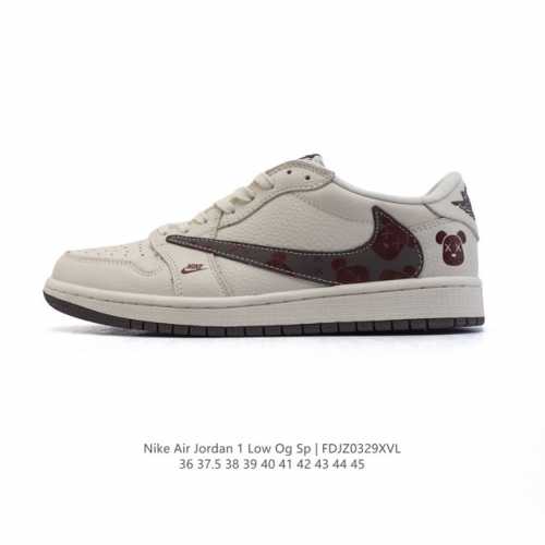 公司级 真标 耐克 Nike Air Jordan 1 Low Og Sp Military Blue Aj1乔1倒勾 2025年新款 蛇年新款 低帮篮球鞋 A