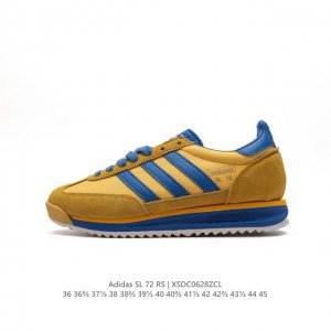 阿迪达斯adidas Sl 72 Shoes 经典复古薄底运动鞋 T头鞋 三叶草复古休闲跑步鞋休闲运动鞋 这款经典运动鞋携复古型格，来访你的活力日常 采用舒爽尼