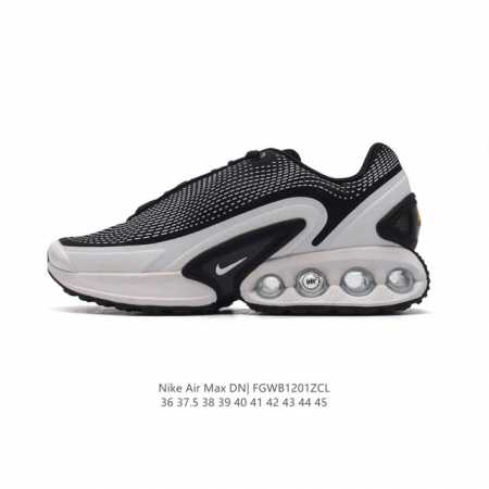 全新nike Air Max Dn 运动鞋 时尚跑步鞋，豆荚造型气垫吸睛！鞋面采用织物材质打造，提供舒适的穿着体验。这款鞋不仅具有时尚的外观，还融合了许多经典的 - 点击图像关闭