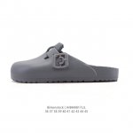 德国百年知名鞋履品牌 勃肯Birkenstock Boston Suede Shearling 波士顿系列休闲凉拖鞋 低帮复古软木底包头露跟休闲拖鞋#中底鞋床搭