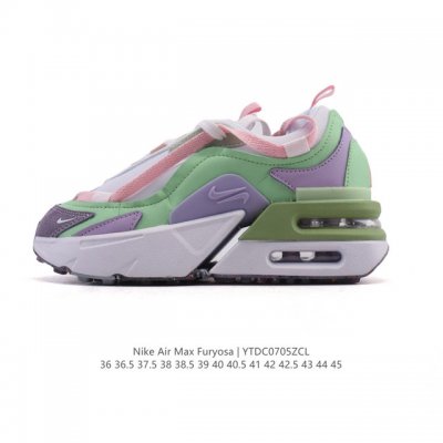 耐克 Nike Air Max Furyosa 男女子运动鞋气垫 厚底增高板鞋。采用灵感源自 90 年代疾速跑鞋的前卫外观，以新颖巧思大胆演绎时尚风范与舒适性能