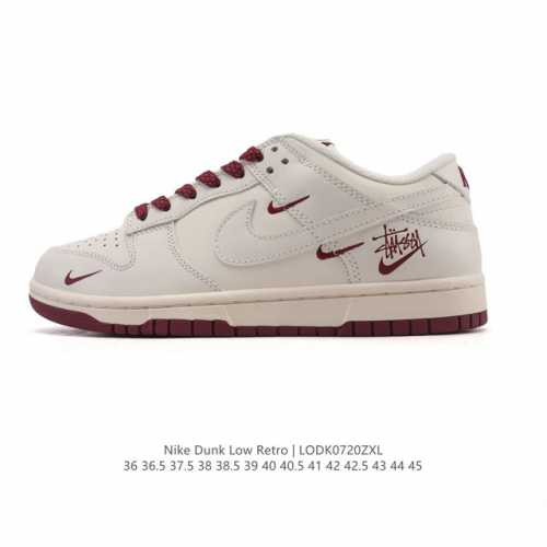 耐克Nike Dunk Low 板鞋 Sb系列经典百搭休闲运动板鞋，加厚鞋舌的填充，使舒适性大大提升，同时也更方便穿脱中底部分则加入了脚感柔软舒适Zoomair