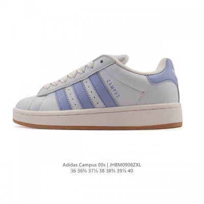 Adidas阿迪达斯.三叶草Campus 00S 面包鞋复古休闲板鞋。千禧回潮！Adidas Campus 00S 经典再现！面包化的Campus鞋款在今年受到