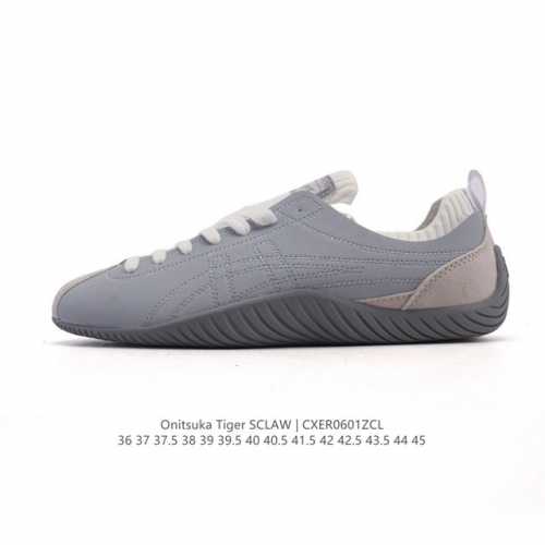 亚瑟士 Onitsuka Tiger鬼塚虎 Sclaw 轻便舒适 防滑耐磨透气支撑 低帮 生活休闲鞋 男女同款，复古美学极简风格，配色独具个性又超级好看。鞋口织