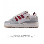 adidas 阿迪达斯 三叶草 Forum Low 男女运动板鞋 2025年新款 蛇年限定 摩登演绎篮球风的经典鞋。英文的“Forum”，是进行表达的场所，在这