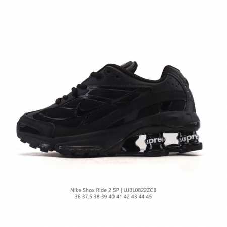 新品 耐克Nike Shox Ride 2 织物 防滑耐磨 复古 跑鞋 气垫缓震运动篮球鞋 Shox系列：舒适与时尚的完美结合，这款现代经典之作，凭借脚跟下方的 - 点击图像关闭