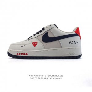 耐克 Nike Air Force 1 '07 Low 空军一号含气垫 小白鞋 低帮百搭厚底增高休闲运动板鞋。柔软、弹性十足的缓震性能和出色的中底设计，横跨复古