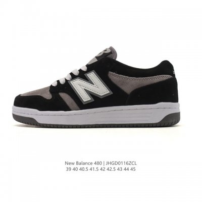 新百伦 Newbalancenb480系列男女鞋2026年新款运动鞋小白鞋 透气耐磨休闲鞋滑板鞋低帮板鞋。480 的灵感来自原始的比赛日廓形，简单、干净和经典。