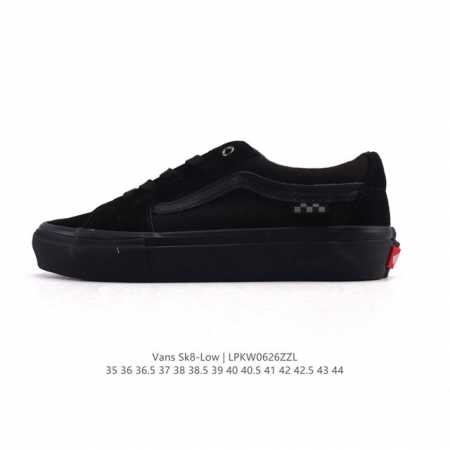 万斯 Vans Sk8-Low 经典款 小红书爆款低帮休闲帆布拼接硫化板鞋 工艺：硫化1:1 重量1:1、真标、原钢印、材质标、鞋型标、合格证 尺码：35 36 - 点击图像关闭