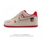 耐克 Nike Air Force 1 '07 Low 空军一号含气垫 小白鞋 2025年新款 哪吒之魔童降世 敖丙 我命由我不由天！低帮百搭厚底增高休闲运动板