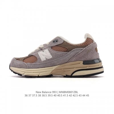公司级 Newbalance 新百伦993系列美产老爹鞋总统经典复古运动鞋纽巴伦993总统慢跑鞋。卓越的舒适性与经典风格相得益彰，打造出我们的 Made In
