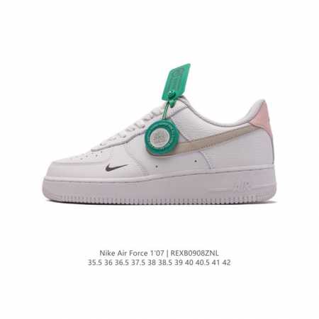 公司级 附赠送logo清洁刷 Af1耐克 Nike Air Force 1 ‘07 Low 空军一号厚底增高百搭休闲运动板鞋 原楦头原纸板 打造纯正空军版型，专 - 点击图像关闭