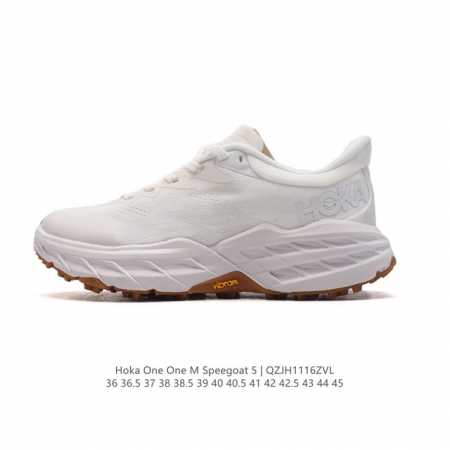 霍卡hoka One One Speedgoat5 飞速羚羊5 飞速羚羊系列的第五代越野跑鞋男士运动鞋，从众多用户反馈上来看，飞速羚羊 Speedgoat 系列 - 点击图像关闭