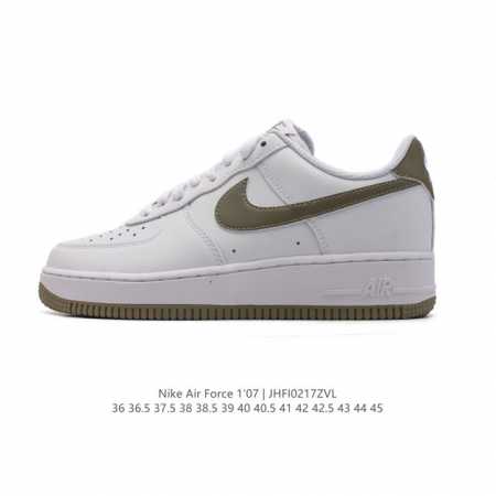 耐克Nike Air Force 1 Low 空军一号 Af1 小白鞋 低帮百搭厚底增高休闲运动板鞋。柔软、弹性十足的缓震性能和出色的中底设计，横跨复古与现代的 - 点击图像关闭