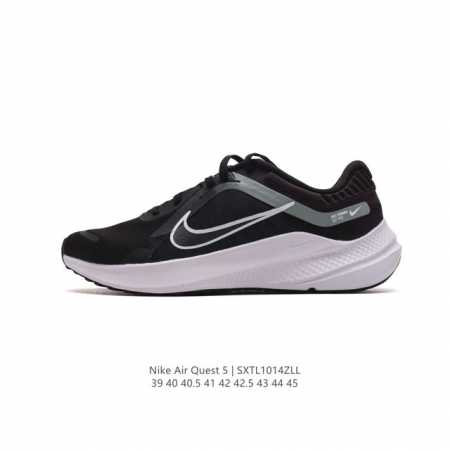 耐克nike Air Quest 5 卡贾透质轻气休运闲 透气轻盈缓震跑步鞋，Nike Quest 5 男子透气轻盈缓震跑步鞋采用匠心设计，助你心愿成真。这款跑 - 点击图像关闭