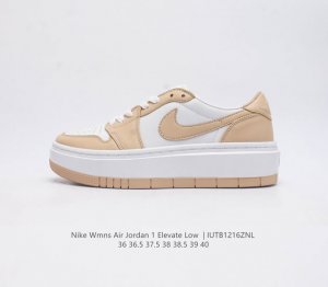 真标 耐克 Nike Air Jordan 1 Elevate Low Se 厚底增高复古篮球鞋时尚女士运动板鞋松糕跟鞋 自上世纪八十年代诞生以来 Air Jo