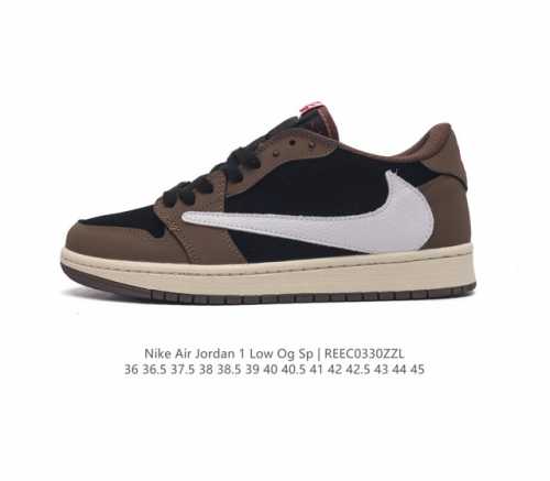 真标 耐克 Nike Air Jordan 1 Low Og Sp Military Blue Aj1乔1 倒勾 低帮篮球鞋 Aj1 乔丹1代 Aj1 乔1 反
